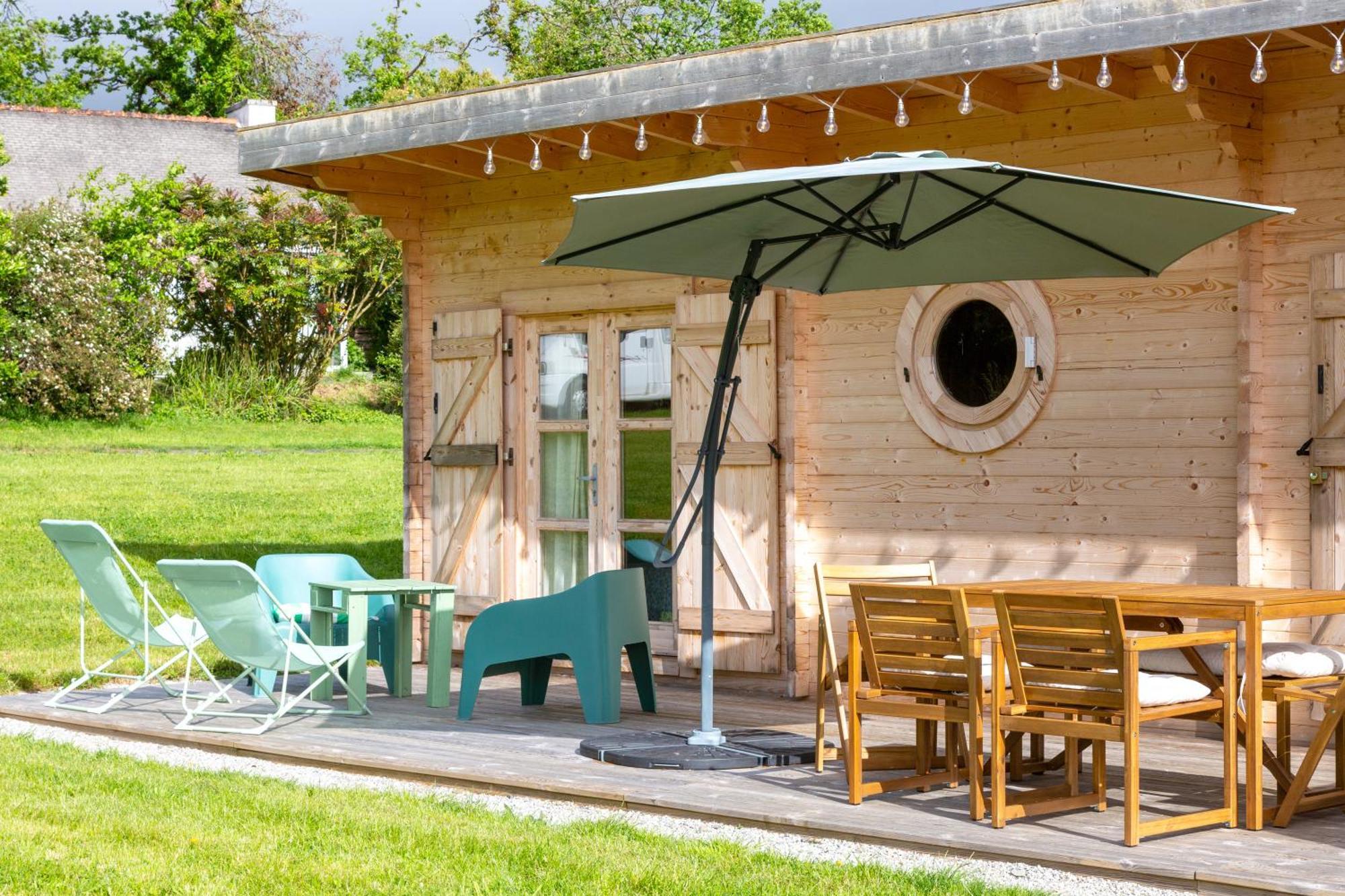 Chalet 4 Pers Landeleau 2Kms Canal Exterior foto